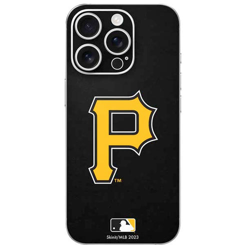 MLB Pittsburgh Pirates - Solid Distressed iPhone 16 Pro Skin